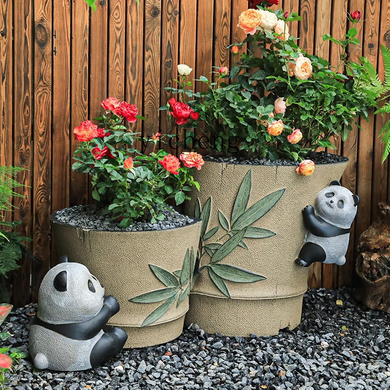Bonsai Garden Chinese Garden - L7-15 زينة إناء الزهور للحديقة على