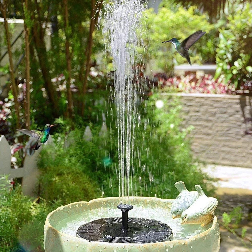 Bonsai Garden Fountain - نافورة مياه شمسية صغيرة للحدائق والبرك،