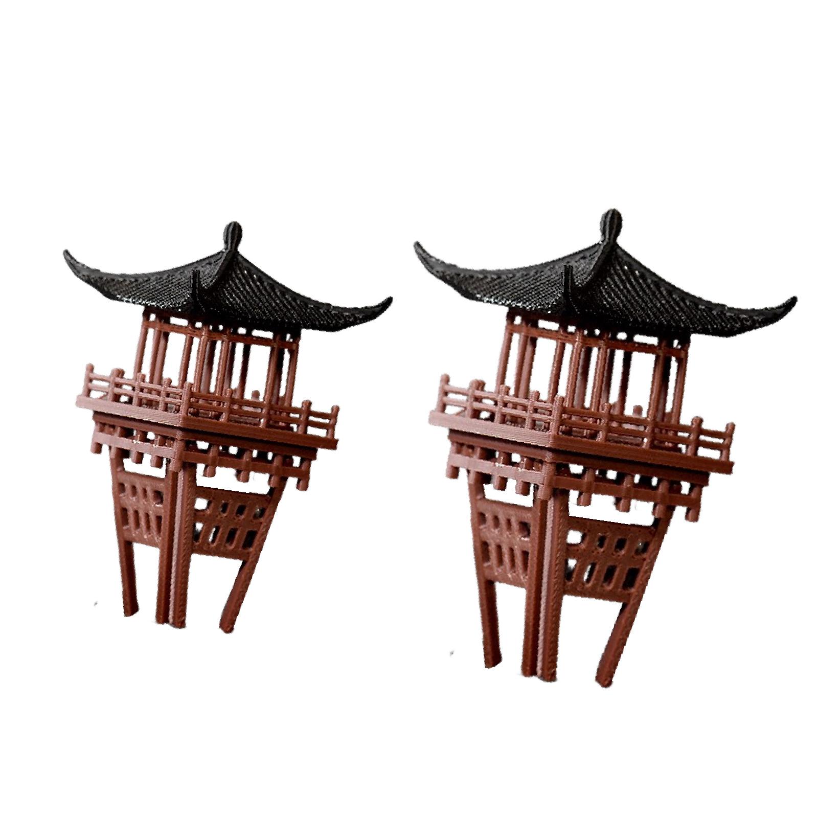 زخرفة جناح صيني مصغر منحوتة حد - مراجعة Bonsai Garden Chinese Garden وسعره
